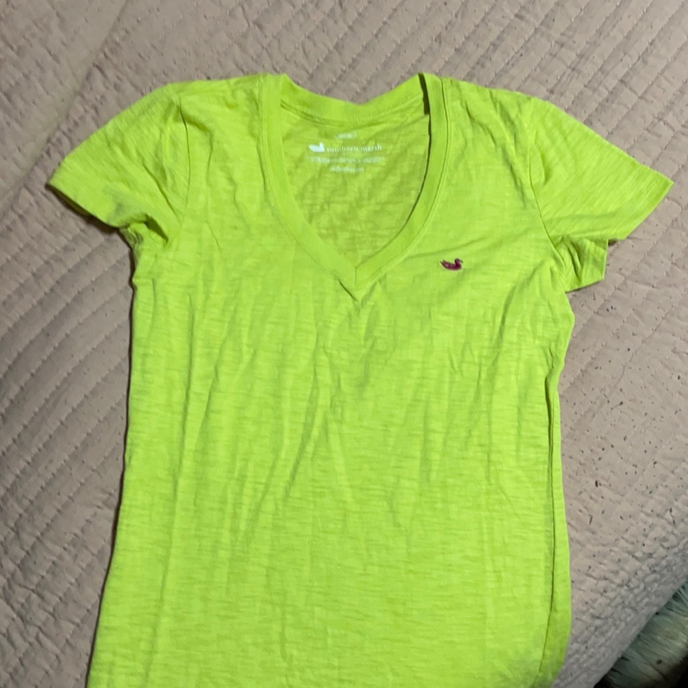 Southern Marsh v neck t shirt